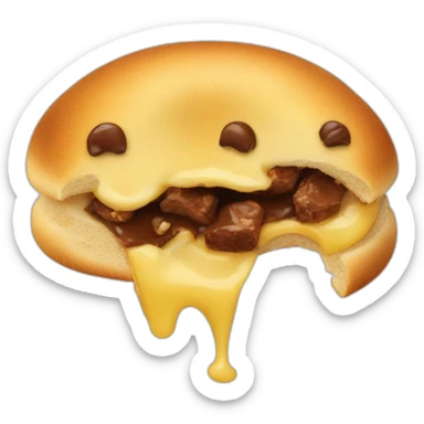 Bite dans un trou sticker