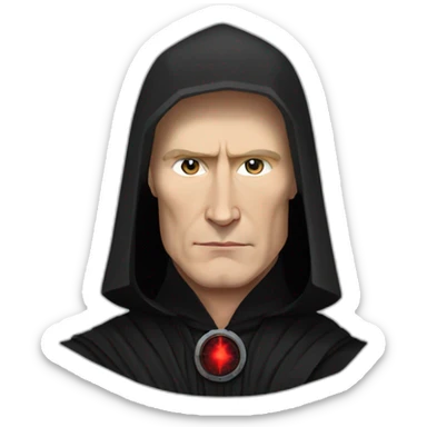 Putin as a sith lord sticker