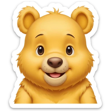 a cute whinne the pooh sticker