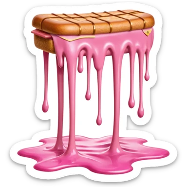 spam melting land surreal -  Salvador Dali's The Elephant long legs sticker