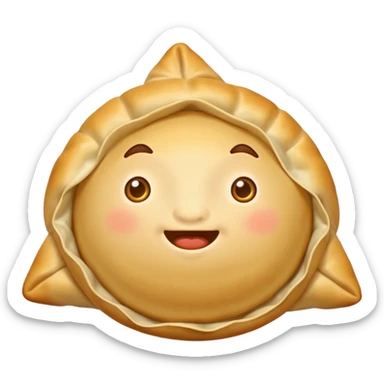 pierogie food emoji sticker