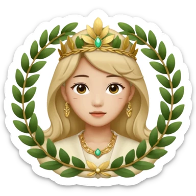 young asian kpop with Laurel Wreath sticker