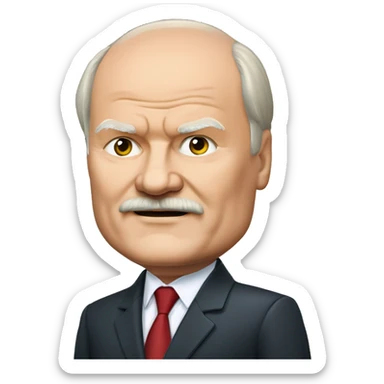 Gennady Andreyevich Zyuganov russian politician who has been the General Secretary of the Communist Party of Russian Federation  sticker