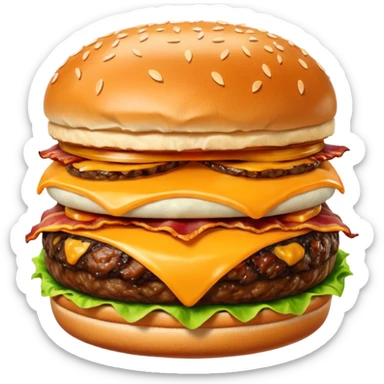 Oscar Piastri Burger, featuring Wagyu beef patty, bacon, and Cheddar cheese sticker