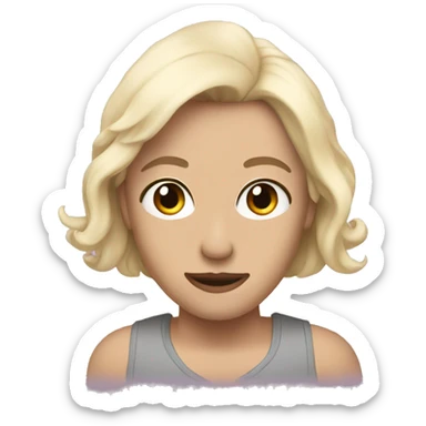 Pale date night sticker