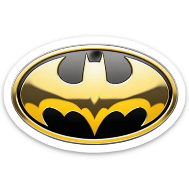 Batman logo sticker