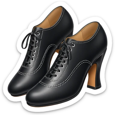 a pair of dancing shoes sticker