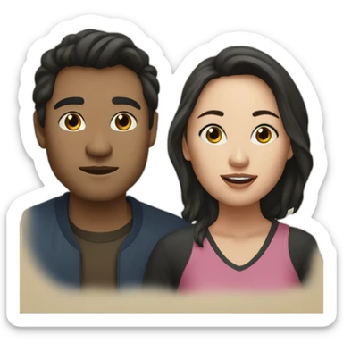 Heang Louy and Lise Marion sticker