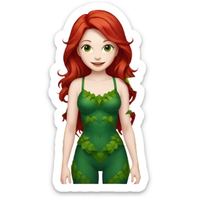 poison ivy standing sticker
