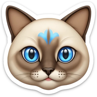 Siamese cat sticker