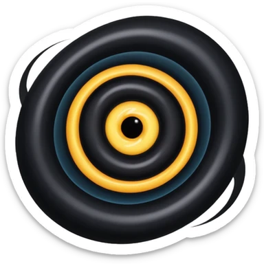 Un trou noir sticker