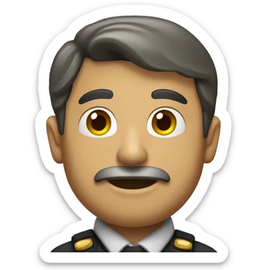 Hombre mayor canoso sticker