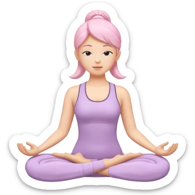 Yoga Breathing 3d Icon with color of A781F3
Make it light colro sticker