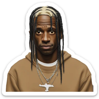 Travis Scott album cover sticker