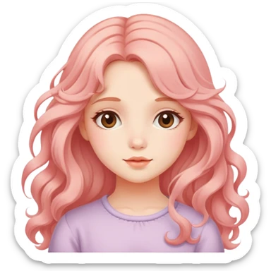 Warm-colored pastels lush cute romantic vintage aesthetic  sticker