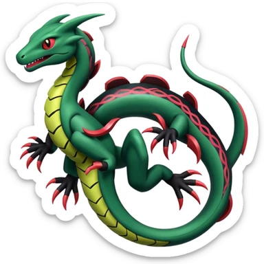 Zygarde-Salandit-Rayquaza-Seviper-Salazzle-fusion sticker