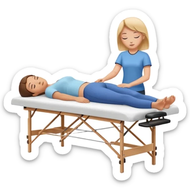 massage table sticker