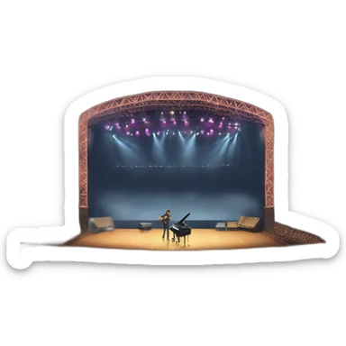 bruce springsteen stage sticker