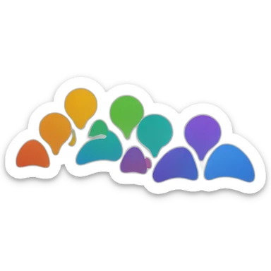 NGA organisation logo sticker