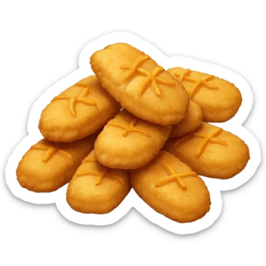 Mcdonald's chicken nuggets  sticker
