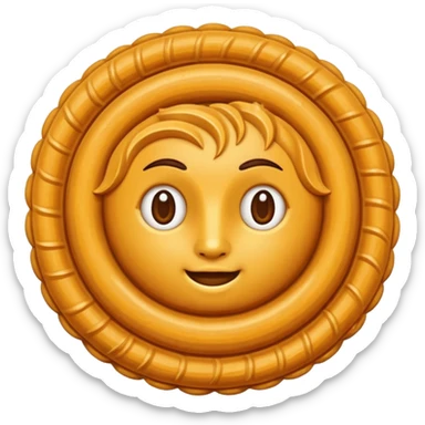Murukku emoji so crunchy and attractive  sticker