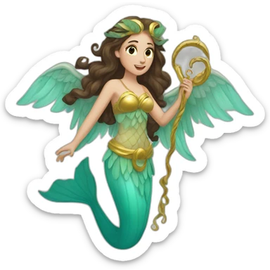 siren (greek mythology) sticker
