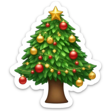 arbol navideño sticker