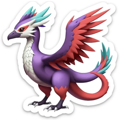  Nargacuga-Latias-Noibat-Noivern-Silvally-Pokémon-Fakémon-fusion (full body) sticker