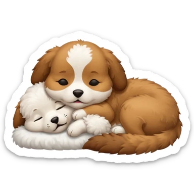 Dog stikers which is sleeping sticker