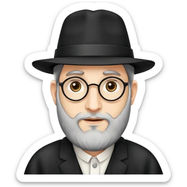 Jewish rabbi sticker