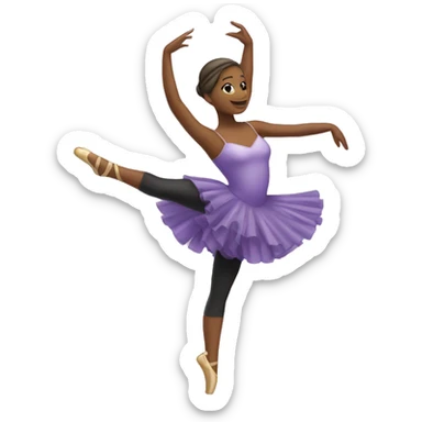 Danseuse classique pirouette  sticker