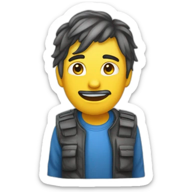 Personne qui dit comment on ouvre un fichier ? sticker