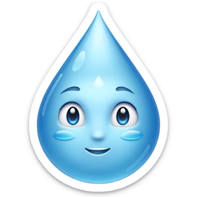  splashing water emoji sticker