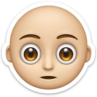 Bah alors c’est un emoji qui a des yeux super globuleux sticker