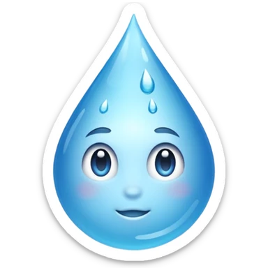 splashing water emoji sticker