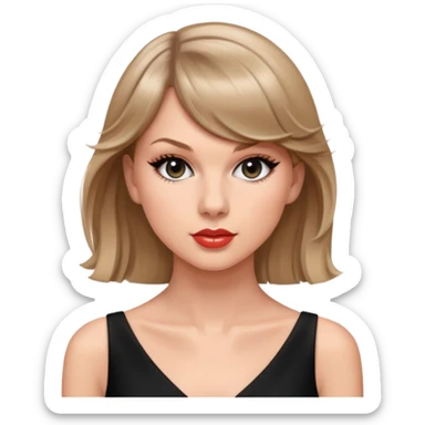 taylor swift in her reputation era sticker