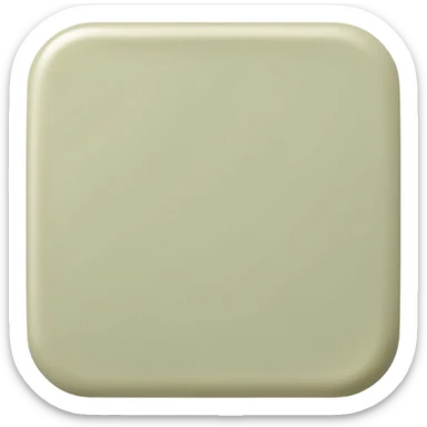 Pale olive color cosmetic swatch sticker
