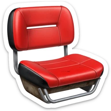 create an icon for an airbnb category - it should be a broken football seat sticker
