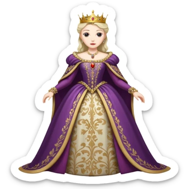 HEADLESS QUEEN WITHOUT HEAD sticker