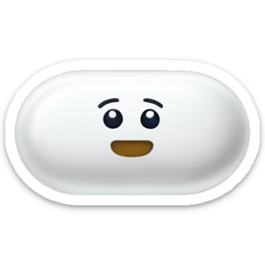 Fluoxetine pill capsule sticker