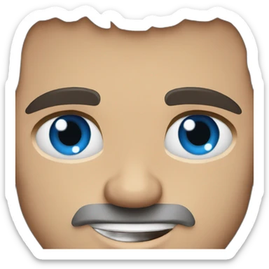 Mel Gibson young with blue eyes sticker