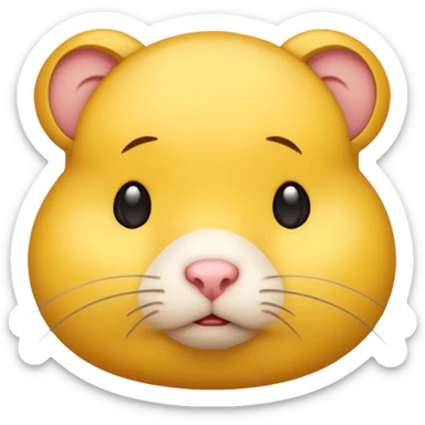 I want a mad emojj that’s also sad saying I want a hamster no it has to be a yellow normal emoji with a text saying I want a hamster sticker