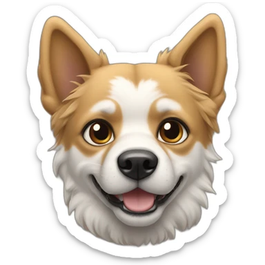 Chien hyène sticker