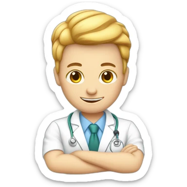 white skin chiropractor being professional compete body sticker