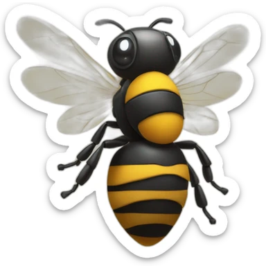  According to all known laws of aviation, there is no way a bee should be able to fly. Its wings are too small to get its fat little body off the ground. sticker