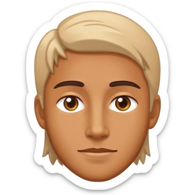 A caught you in four kay face sticker