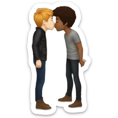 Alex and prince henry kissing sticker
