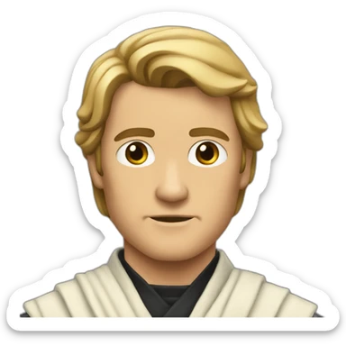 Master Skywalker, there’s too many of them, what are we going to do? sticker