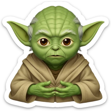 master yoda sticker