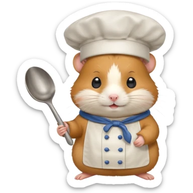 A hamster who cooks soup sticker